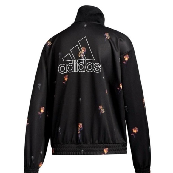 Adidas women floral rose track jacket - Picture 4 of 11